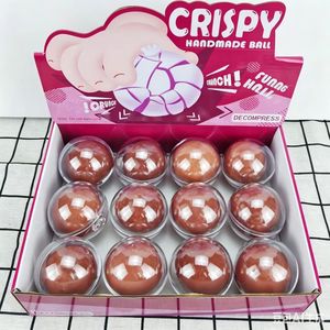 Crispy Handmade Chocolate <b>Balls</b> Super Soft Wax <b>Ball</b> Slow Rebound Decompression Toys Wholesale <b>Squeeze</b> Toy for Stress Relief - Product Image 2