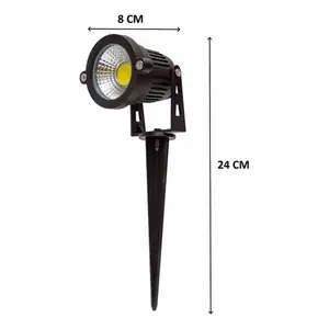 Lampes solaires à piquet réglables 12W, lot de 4, LED rouges, lumières de jardin d'extérieur avec corps en cuivre et verre, IP65, DC 12V, pour chemins et pelouses - Product Image 1