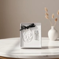 Diffuseur de parfum solide écologique pour armoire et voiture, avec huiles essentielles liquides parfumées, coffret cadeau