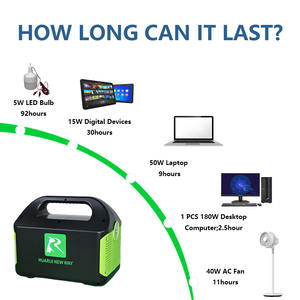 도매 500W 소형 무소음 야외 휴대용 에너지 백업 전원 공급 장치 태양광 발전기 캠핑용 전기 발전소 - Product Image 3