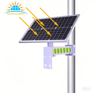 Système d'alimentation solaire extérieur 40W avec batterie Li 20Ah 222Wh DC12V 5V pour caméra ICam365 V380 Pro <span class=keywords><strong>CamHi</strong></span> Pro Heden VisionCam - Product Image 4