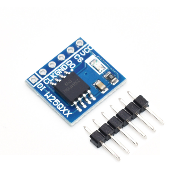 W25Q32/W25Q64/W25Q80/W25Q128 SPI nor Flash Memory Module -32MB/64MB/80MB/128MB Storage Chip BV/FV Versions for Embedded Systems