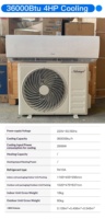 AC Split 12000 18000 24000 BTU 1.5/2/3HP Inverter Dinding Pendingin Saja R32 220V 50Hz untuk Afrika