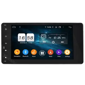 รถสเตอริโอ2 Din AndroidสำหรับMITSUBISHI Outlander 2013-2018รถนำทางGPSสเตอริโอเครื่องเล่นดีวีดีสำหรับรถยนต์MITSUBISHIวิทยุGPS