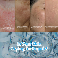 Crema Facial con Péptidos de Cobre GHK-Cu al por Mayor, Antiarrugas, Reafirmante, Hidratante Profunda, Renovación de la Piel y Refuerzo de la Barrera Cutánea
