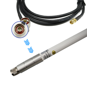 Câble d'extension <span class=keywords><strong>coaxial</strong></span> RF RP-SMA mâle vers N mâle à angle droit, faible perte, pour antenne, routeur 4G 5G et <span class=keywords><strong>modem</strong></span> WiFi - Product Image 4