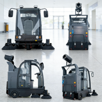 Balayeuse de rue automatique EVERLIFT Machine de nettoyage d'allée écologique certifiée CE de qualité industrielle pour utilisation en entrepôt