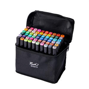 Marqueur permanent à l'alcool professionnel Ensemble de marqueurs à double pointe personnalisés pour le dessin - Product Image 6