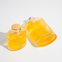 Flacon de recharge élégant en verre pour diffuseur à bâtonnets 100ml et 200ml pour emballage d'huiles parfumées pour la maison – Vente en gros