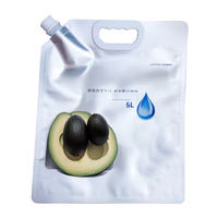 Pochette personnalisée biodégradable imprimée en héliogravure de 250 ml avec bec verseur pour savon liquide, lait et gelée - Étanche et recyclable