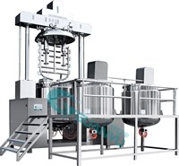 Mélangeur cosmétique, homogénéisateur sous vide, émulsifiant, détergent, Machine de fabrication de lotion et de Mayonnaise