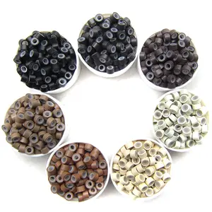 Hot Selling Product Micro Ring Beads Silicone Beads Custom Color Hair Extension Pliers Micro Ring Hair Extensions Beads