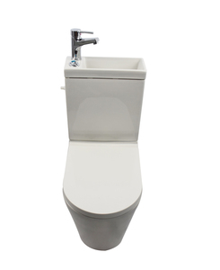 Commode 2 en 1 à économie d'eau, cuvette de toilette en céramique et lavabo à main combinés, ensemble de toilettes <span class=keywords><strong>avec</strong></span> évier <span class=keywords><strong>intégré</strong></span>. - Product Image 5