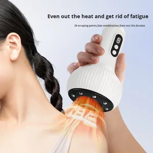 Masajeador de fisioterapia de cuerpo entero transfronterizo inteligente, instrumento de raspado eléctrico, dispositivo de ventosas, compresa caliente, meridiano - Product Image 2