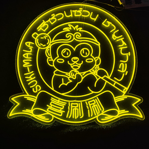 Offre spéciale publicité personnalisée illuminée extérieur intérieur marque logo lumière Led acrylique ailes enseigne néon - Product Image 2