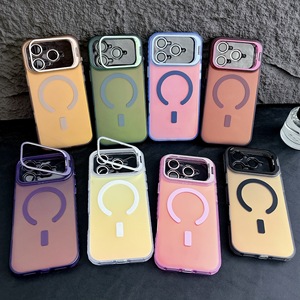 Funda Magnética IMD para iPhone 17 Pro Max 17 Air con Protector de Lente y Soporte, Funda Protectora Completa a Prueba de Golpes Compatible con iPhone 16 - Product Image 1