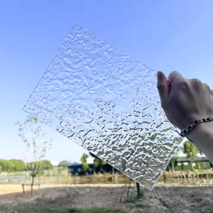 Transparante Rotstextuur Pmma-Platen Geëxtrudeerde Acrylplaat Met Onregelmatig Waterrimpel En Steeneffect - Product Image 2