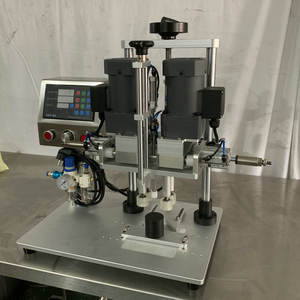 Máquina Tapadora Semiautomática Neumática para Botellas de 20 mm de Diámetro, para Botellas de Productos Químicos, con Motor y Enchufe Europeo - Product Image 1