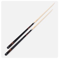 Tongkat Biliar OMIN Spider 12.75mm Tip Maple Shaft Sambungan Baja Tahan Karat Pegangan Halus Lapisan Piano Berkualitas Tinggi 1/2 Split
