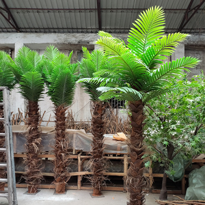 Palma di Cocco Artificiale <span class=keywords><strong>per</strong></span> <span class=keywords><strong>Esterni</strong></span>, Albero Alto in Plastica <span class=keywords><strong>per</strong></span> Decorazione Interna di Centri Commerciali - Product Image 3