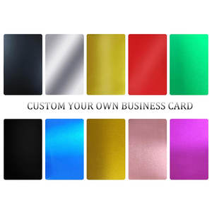 पेशेवर कस्टम धातु एल्यूमीनियम व्यवसाय लोगो के साथ कार्ड डिजिटल यूव प्रिंटिंग कस्टम व्यवसाय कार्ड - Product Image 2