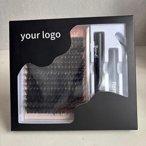 Extensions de cils personnalisées avec logo, style Comic Wing Anime, 0,07 mm, cheveux synthétiques, volume léger hybride 3D-5D, fabrication mécanique - Product Image 6