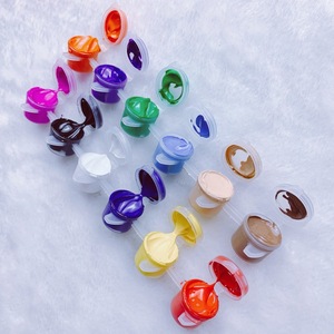 12PCS 1 Bộ thiết kế khác nhau người bạn bè mèo con chó ngựa vằn Hươu thú vị tự làm sơn bộ trẻ em sơn dầu bằng số - Product Image 4
