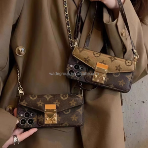 <span class=keywords><strong>Custodia</strong></span> di Lusso Firmata in <span class=keywords><strong>Pelle</strong></span> con Portacarte a Soffietto per <span class=keywords><strong>iPhone</strong></span> <span class=keywords><strong>12</strong></span> 13 14 15 16 17 <span class=keywords><strong>Pro</strong></span> Max, Accessori per Telefono Anti-caduta di Tendenza - Product Image 4