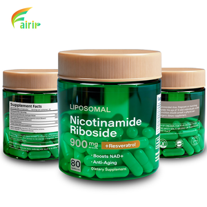 Cápsulas NAD+ de Marca Própria com Resveratrol Vegano, 80 unidades, Suplemento para Energia Celular e Suporte Metabólico - Product Image 1