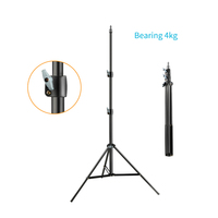 Kit de studio photo professionnel avec trépied et support d'éclairage pour fonds