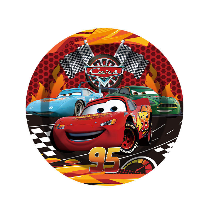 coche rojo 7 pulgadas 10 bandejas de papel