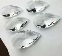 Pièces de lustre en cristal, accessoires de lustre en cristal transparent en forme de goutte d'eau MH-12822