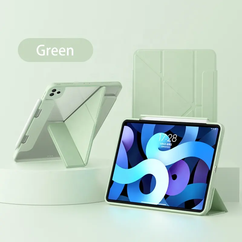 2022 New Shockproof Detachable Origami Smart Cover Magnetic iPad case with pencil holder For iPad Pro 11 2022 iPad Air 10.9 2020