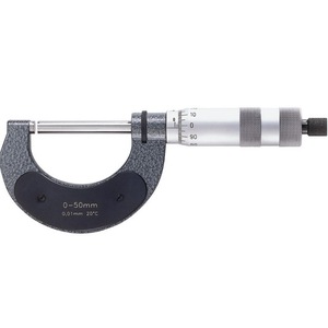 Micrómetro Exterior Alemán Hartig 0-50 mm, Resolución 0.01 mm, Herramienta de Medición de Acero Inoxidable - Product Image 1
