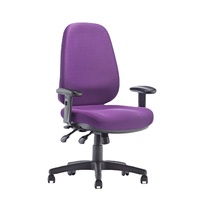Nouvelle Chaise de Bureau Ergonomique en Tissu, Modèle 2026, Violette, Moderne, à Dossier Mi-Haut, Pivotante à 360 Degrés, pour Visiteur ou Dirigeant