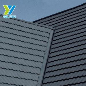 Phụ Kiện Ngói Kim Loại Đá Màu Tấm Lát Gạch Lát Vuông Góc Trang Trí Mái Bằng - Product Image 3