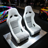 Harnais de siège de course LK personnalisé blanc pied-de-poule compatible avec cadre en acier, dossier bas, universel pour simulateur de sport VR pour voiture