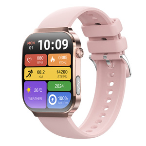 Montre connectée AMOLED 2,2 pouces avec ECG+PPG hybride, moniteur d'oxygène sanguin, d'acide urique, de fréquence cardiaque <span class=keywords><strong>24h</strong></span>/24, suivi de la fréquence cardiaque, appel SOS - Product Image 2