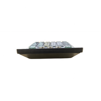 Calculatrice en plastique à logo personnalisable à 16 chiffres alimentée par énergie solaire avec double alimentation pour le bureau et l'école CT-9916D