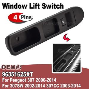 Interruptor de Control Maestro para <span class=keywords><strong>Elevalunas</strong></span> Eléctrico 6554.KT 96351625XT, Nuevo, Accesorios de Coche para Peugeot <span class=keywords><strong>307</strong></span> 307SW 307CC - Product Image 2