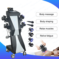 360 °   Appareil de Sculpture Corporelle par Rotation, Machine de Massage à Rouleaux Multi-Vitesses pour la Perte de Poids et l'Élimination de la Cellulite, Remodelage Corporel