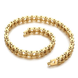 KALEN lucente catena bicicletta in acciaio inox ciondolo collana <span class=keywords><strong>uomo</strong></span> <span class=keywords><strong>bracciali</strong></span> - Product Image 2