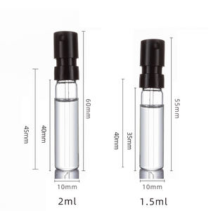 Flacons Compte-Gouttes Vides de Luxe en Verre Transparent pour Échantillons de Parfum, Ronds, 2ml, 3ml, 5ml, 10ml, Chic et de Luxe, Vente en Gros avec MOQ de 100 Pièces - Product Image 3