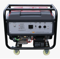 Générateur à essence refroidi par air 5KW 50Hz Démarrage électrique Portable Alimentation de secours pour la maison et le chantier Protection contre les surcharges