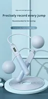 Corde à sauter lestée en PVC à double usage pour adultes, comptage intelligent, longueur 3m, unisexe, fitness, exercice à domicile, personnalisable
