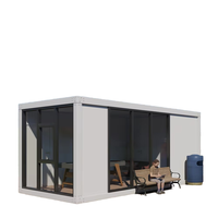 Maison conteneur extensible étanche mondiale à assemblage rapide, design moderne et écologique, pour usage résidentiel extérieur avec salle de bain et cuisine