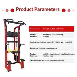 Machine Smith multifonctionnelle 3-en-1 avec barre de traction et système de câbles croisés pour salle de sport à domicile et centre de fitness - Product Image 6