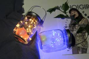 Diseño moderno al aire libre Smart Home LED Glass Jar luces impermeable Solar Venta caliente para fiestas en casa Festivales para <span class=keywords><strong>Amazon</strong></span> - Product Image 5