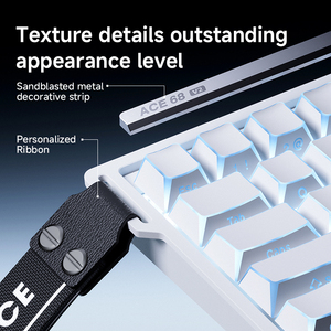 MCHOSE Ace68 V2 Magnetic Axis <b>Keyboard</b> - Customized Mechanical Wired Gaming for RT Esports - Product Image 5