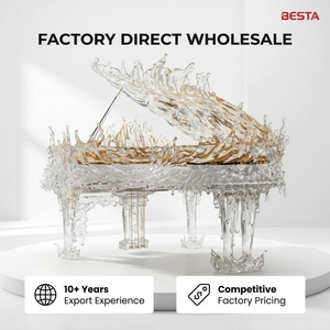 <span class=keywords><strong>Pianoforte</strong></span> a Coda di Lusso Moderno con 88 Tasti in Cristallo per Matrimoni e Banchetti, con Custodia, da Principiante a Professionista, Direttamente dalla Fabbrica, Certificato CE FDA RoHS - Product Image 2